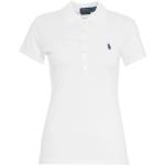 Reduzierte Weiße Ralph Lauren Damenpoloshirts & Damenpolohemden aus Baumwolle Größe S 