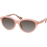 Rosa Runde Runde Sonnenbrillen aus Kunststoff für Damen 
