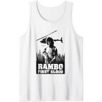 Weiße Rambo Tank-Tops für Herren Größe S für den für den Sommer 