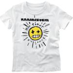Rammstein T-Shirt für Kinder - Kids - Sonne - für Mädchen & Jungen - weiß - Lizenziertes Merchandise
