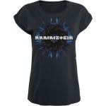 Rammstein T-Shirt - Herzeleid Blume - S bis 3XL - für Damen - Größe XXL - schwarz - Lizenziertes Merchandise