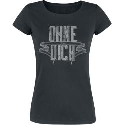 Rammstein T-Shirt - Ohne dich - L bis XXL - für Damen - Größe XL - schwarz - Lizenziertes Merchandise