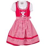 Rote Kurzärmelige Ramona Lippert Kinderfestkleider für Mädchen Größe 146 3-teilig 