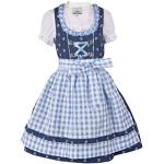 Blaue Romantische Ramona Lippert Kinderfestkleider für Mädchen Größe 122 