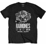 Schwarze Ramones Herrenbandshirts Größe XL 