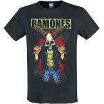 Ramones T-Shirt - Amplified Collection - Gabba Gabba - S - für Männer - Größe S - schwarz - Lizenziertes Merchandise