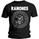 Schwarze Ramones Herrenbandshirts Größe S 