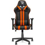 Orange Gaming Stühle & Gaming Chairs aus Stahl mit verstellbarer Rückenlehne 