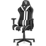 Schwarze Gaming Stühle & Gaming Chairs aus Stahl mit verstellbarer Rückenlehne 