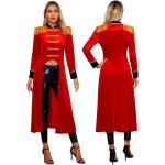 Reduzierte Rote Dompteur-Kostüme aus Samt für Damen Größe M 