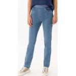 Blaue Sportliche Atmungsaktive Brax Raphaela by Brax Slim Fit Jeans ohne Verschluss aus Denim Übergrößen 