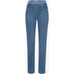 Blaue Brax Raphaela by Brax 5-Pocket Jeans aus Denim für Damen Übergrößen 