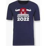 Marineblaue RB Leipzig T-Shirts für Herren Größe XXL 