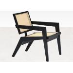 Schwarze Geflochtene Designer Stühle Breite 50-100cm, Höhe 50-100cm, Tiefe 50-100cm 