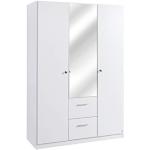 Weiße Kleiderschränke & Schlafzimmerschränke online Breite 100-150cm günstig kaufen