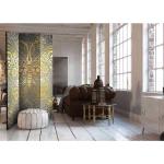 Goldene Moderne 4Home Paravents & Spanische Wände mit Insekten-Motiv aus Massivholz 