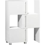 Weiße Moderne Raumteiler aus Metall stapelbar Breite 0-50cm, Höhe 0-50cm, Tiefe 0-50cm 