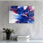Blaue Gemälde 40x60 