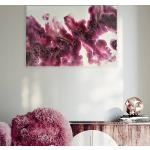 Burgundfarbene Acrylbilder aus Acrylglas 40x60 