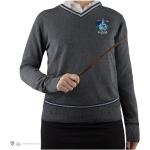 Graue Bestickte Harry Potter Ravenclaw V-Ausschnitt Damensweatshirts 