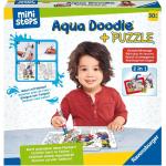Ravensburger ministeps 4183 Aqua Doodle Puzzle: Einsatzfahrzeuge - Erstes Malen und Puzzlen fr Kinder ab 2,5 Jahren, fleckenfreier Malspa mit Wasser