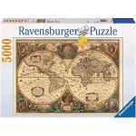 5000 Teile Ravensburger Puzzles mit Weltkartenmotiv 