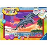Ravensburger 28907 Welt der Delfine Malen nach Zahlen