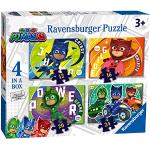 24 Teile Ravensburger PJ Masks – Pyjamahelden Kinderpuzzles für Mädchen für 3 - 5 Jahre 