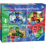 24 Teile Ravensburger PJ Masks – Pyjamahelden Kinderpuzzles für 3 - 5 Jahre 