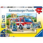 Reduzierte 12 Teile Ravensburger Feuerwehr Kinderpuzzles mit Einhornmotiv für Mädchen für 3 - 5 Jahre 