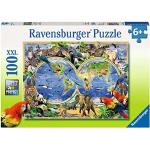 Reduzierte 100 Teile Ravensburger Kinderpuzzles für Mädchen für 5 - 7 Jahre 