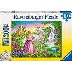 Ravensburger Kinderpuzzle - 12613 Prinzessin mit Pferd - Fantasy-Puzzle für Kinder ab 8 Jahren, mit 200 Teilen im XXL-Format
