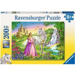 200 Teile Ravensburger Pferde & Pferdestall Riesenpuzzles mit Tiermotiv für Mädchen für 7 - 9 Jahre 