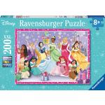 200 Teile Ravensburger Disney Prinzessinnen Kinderpuzzles mit Weihnachts-Motiv für 7 - 9 Jahre 