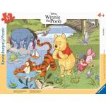 Ravensburger Kinderpuzzle Mit Winnie Puuh die Natur entdecken 47 Teile, Rahmenpuzzle