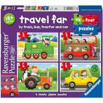 Ravensburger my first puzzles Bauernhof Puzzles mit Traktor-Motiv für Mädchen für 12 - 24 Monate 