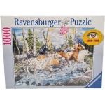 1000 Teile Ravensburger Pferde & Pferdestall Puzzles mit Tiermotiv 