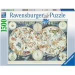 Reduzierte 1500 Teile Ravensburger Puzzles mit Weltkartenmotiv 