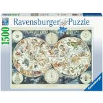 Reduzierte 1500 Teile Ravensburger Puzzles mit Weltkartenmotiv 
