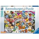 Reduzierte 2000 Teile Ravensburger Gelini Puzzles 