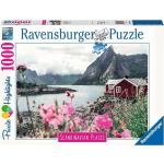 1000 Teile Ravensburger Puzzles mit Berg-Motiv 