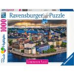 1000 Teile Ravensburger Puzzles mit Schweden-Motiv 