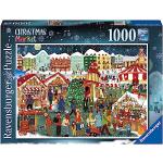 Reduzierte 1000 Teile Ravensburger Puzzles mit Weihnachts-Motiv 