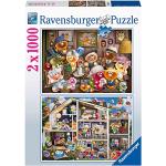 Ravensburger Puzzle 80527 - Lustige Gelinis - 2x 1000 Teile Gelini Puzzle für Erwachsene und Kinder ab 14 Jahren