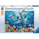 500 Teile Ravensburger Puzzles mit Delfinmotiv 