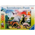 100 Teile Dinosaurier Puzzles mit Dinosauriermotiv 