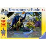 100 Teile Ravensburger Dinosaurier Puzzles mit Dinosauriermotiv 