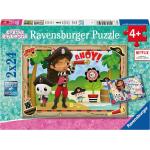 Reduzierte Ravensburger Gabby's Dollhouse Feuerwehr Kinderpuzzles mit Tiermotiv für 3 - 5 Jahre 