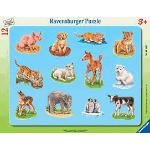 12 Teile Ravensburger Baby Puzzles mit Tiermotiv 