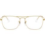 Goldene Ray Ban Brillenfassungen aus Metall für Herren 